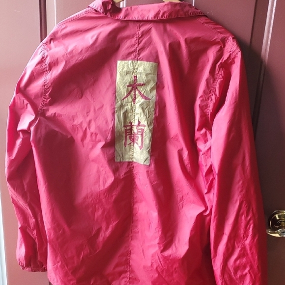 Disney Red Lightweight MULAN embroidered  Jacket - Picture 7 of 11